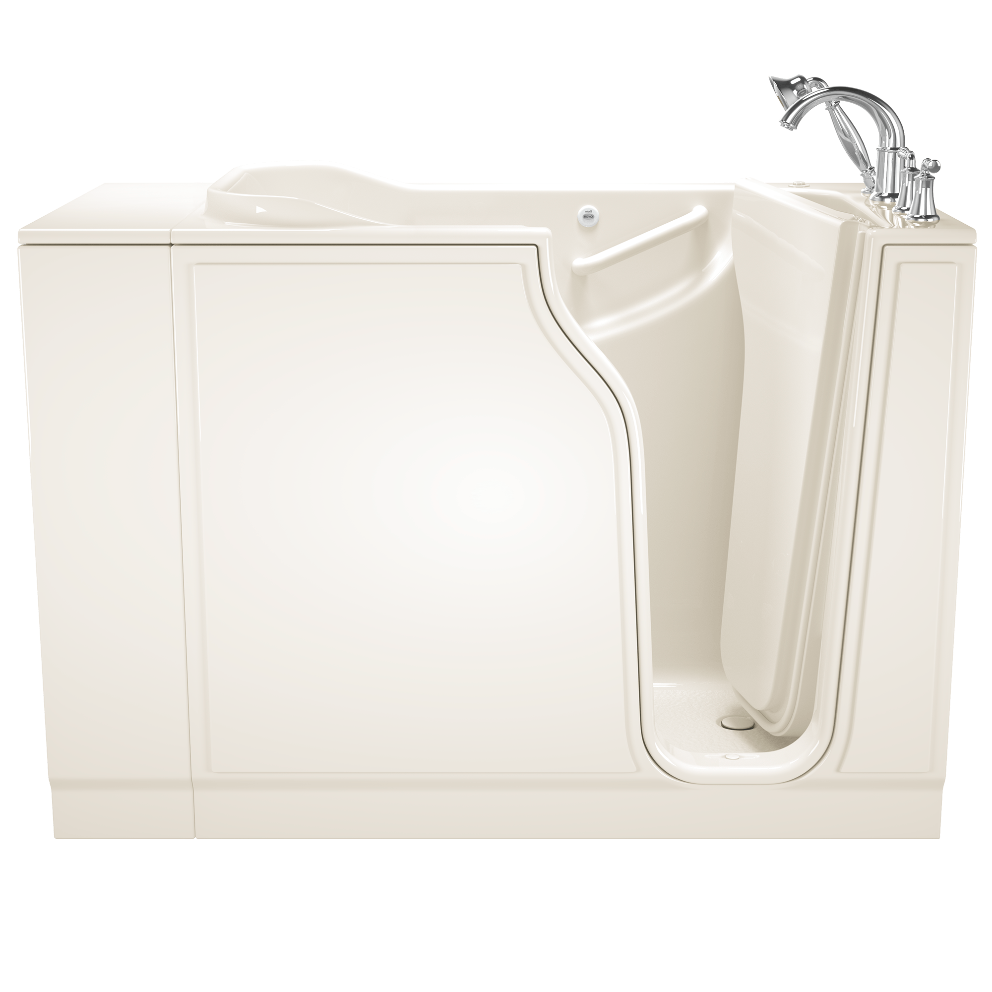 Gelcoat Value Series 30 x 52 -Inch Walk-in Tub With Air Spa System - Right-Hand Drain With Faucet